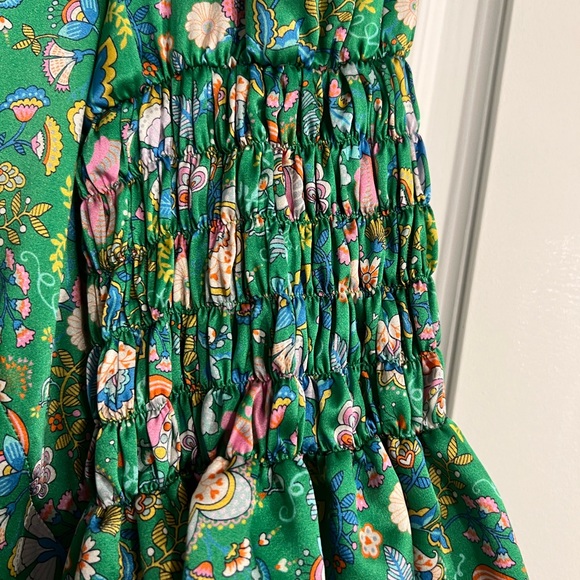 The Vampires Wife Floral Silk Mini Dress - Picture 8 of 14